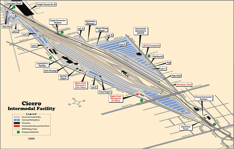 Cicero Intermodal Map