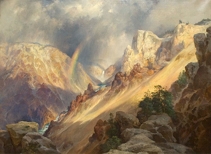 Grand Canyon of the Yellowstone by Thomas Moran