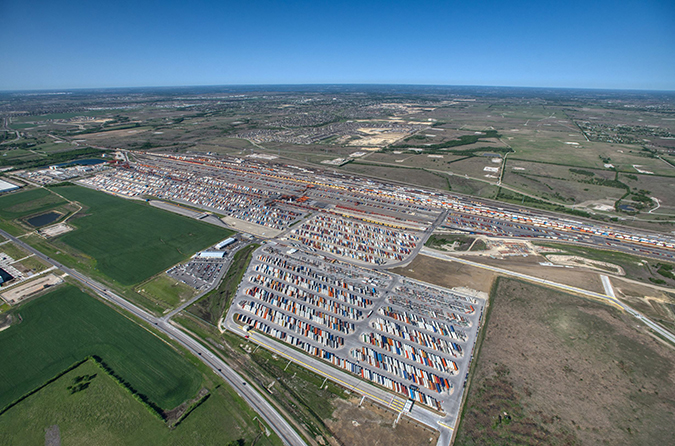 BNSF’s Alliance Intermodal Facility near Fort Worth, Texas.