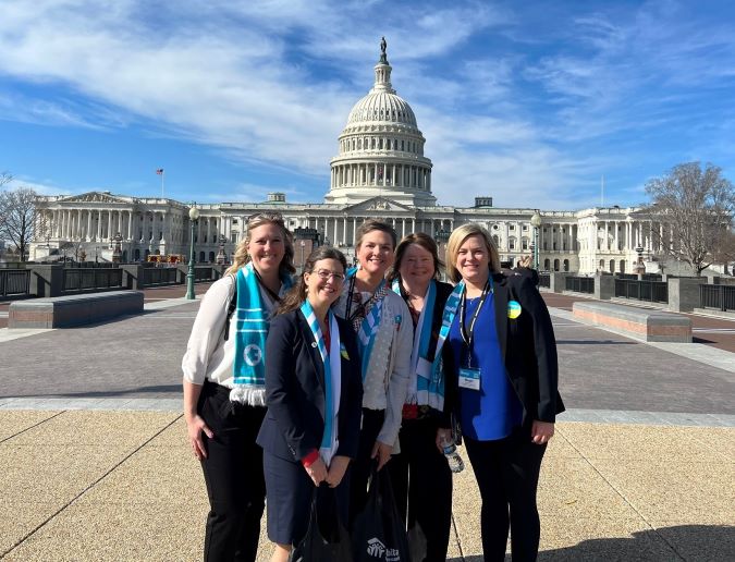 Butenas, right, in Washington D.C. for Habitat on the Hill 